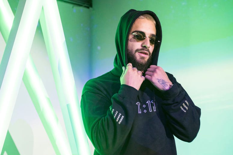 Maluma hosts fan pop-up store In New York City on May 13, 2019 in New York City. Maluma hosts fan pop-up store In New York City on May 13, 2019 in New York City.