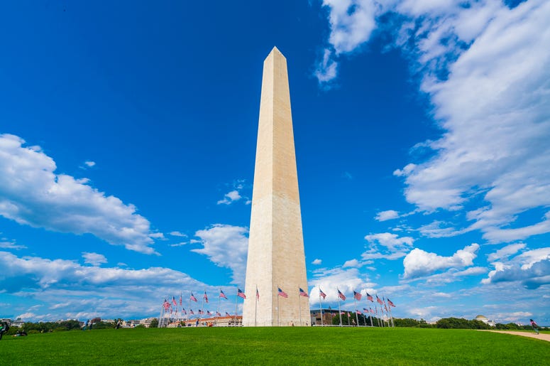 Washington Monument on a sunny day Washington Monument on a sunny day