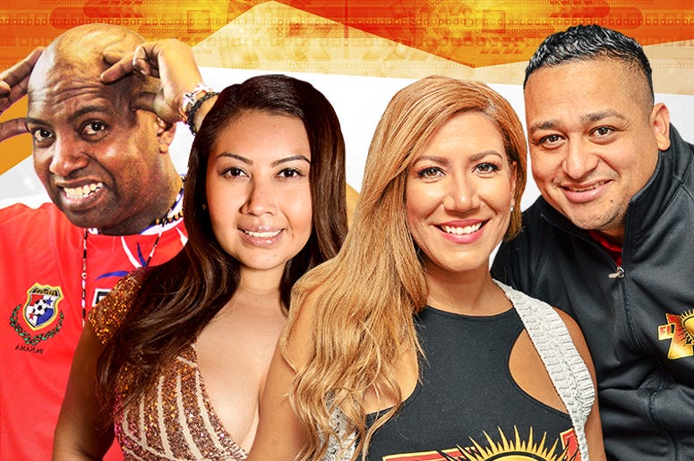 Rey, Sandee Bonita, Patricia De Lima, y Chepe Rey, Sandee Bonita, Patricia De Lima, y Chepe