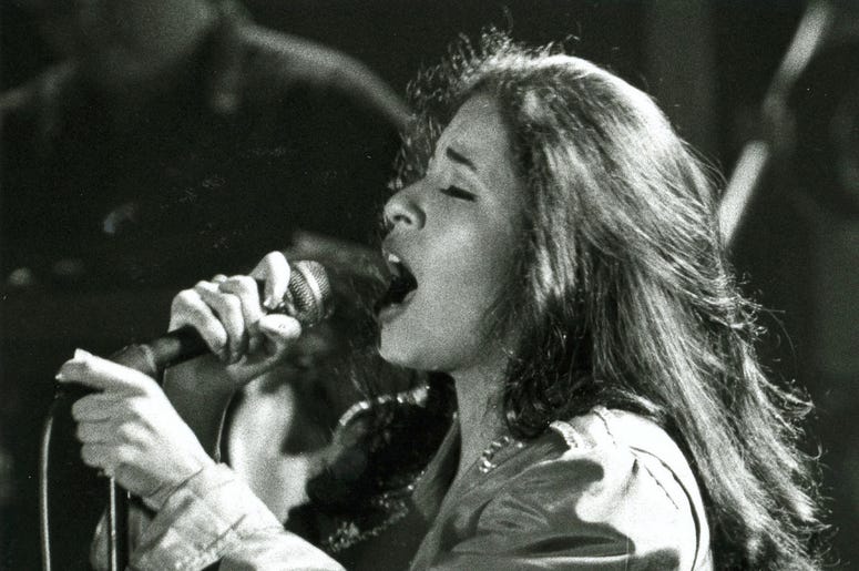 Feb 7, 1993; Corpus Christi, TX, USA; Tejano artist Selena Quintanilla performed at a free concert at Memorial Coliseum. The concert was recorded for a live LP. Feb 7, 1993; Corpus Christi, TX, USA; Tejano artist Selena Quintanilla performed at a free concert at Memorial Coliseum. The concert was recorded for a live LP.