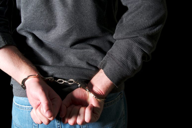 Man in handcuffs