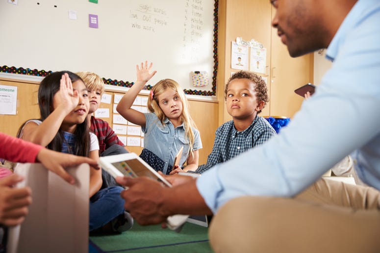 Children in a classroom