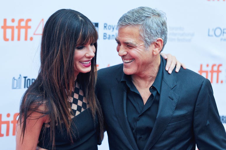 Sandra Bullock and George Clooney