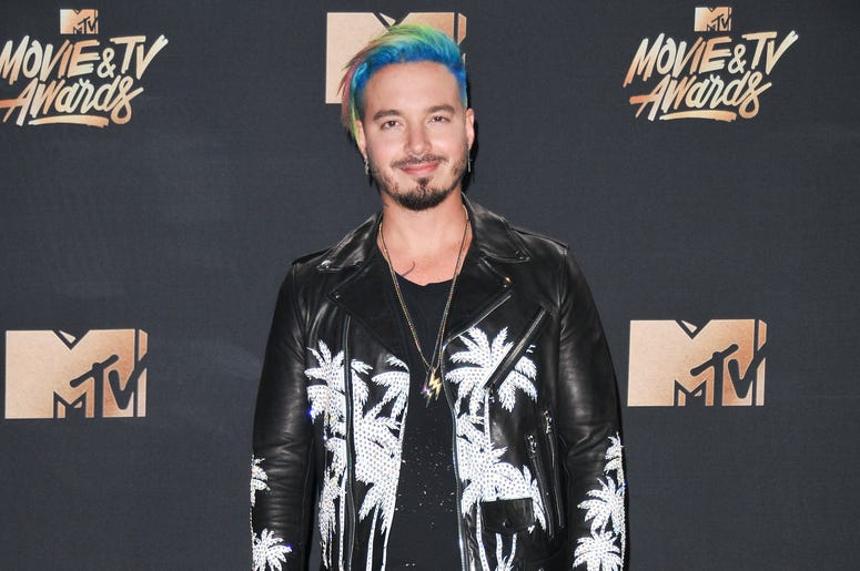 J Balvin on a red carpet