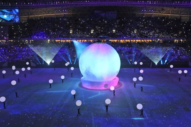Ceremonia de inauguracion del estadio Al Wakrah en Doha, Qatar, uno de los escenarios de la Copa Mundial de futbol 2002. Ceremonia de inauguracion del estadio Al Wakrah en Doha, Qatar, uno de los escenarios de la Copa Mundial de futbol 2002.