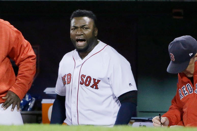 Big Papi David Ortiz in the dugout Big Papi David Ortiz in the dugout