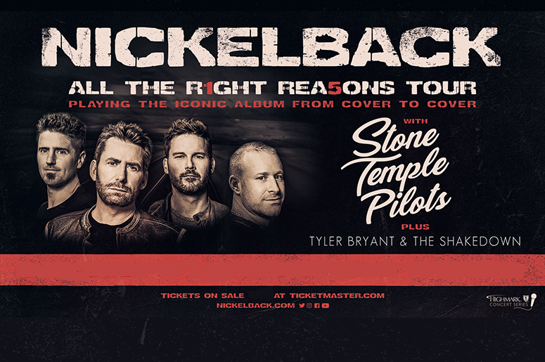 Nickelback with Stone Temple Pilots Nickelback with Stone Temple Pilots