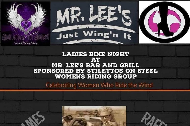 Ladies Bike Nite Sponsored by Stilettos on Steel