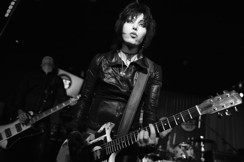 Musician Joan Jett performs at The ALTimate Rooftop Christmas Party at W Hollywood on December 9, 2013 in Hollywood, California. Musician Joan Jett performs at The ALTimate Rooftop Christmas Party at W Hollywood on December 9, 2013 in Hollywood, California.