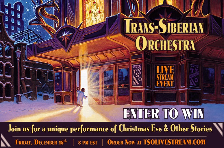 Trans Siberian Orchestra Livestream Enter to Win