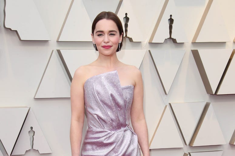 Emilia Clarke arrives at the 91st Academy Awards at the Dolby Theatre. Emilia Clarke arrives at the 91st Academy Awards at the Dolby Theatre.