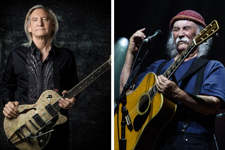 Joe Walsh and David Crosby will perform on May 2 at Kent State University for the May 4 50th Commemoration Benefit Concert.