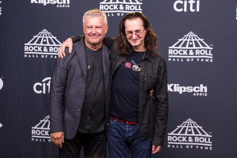 Alex Lifeson and Geddy Lee of Rush Alex Lifeson and Geddy Lee of Rush