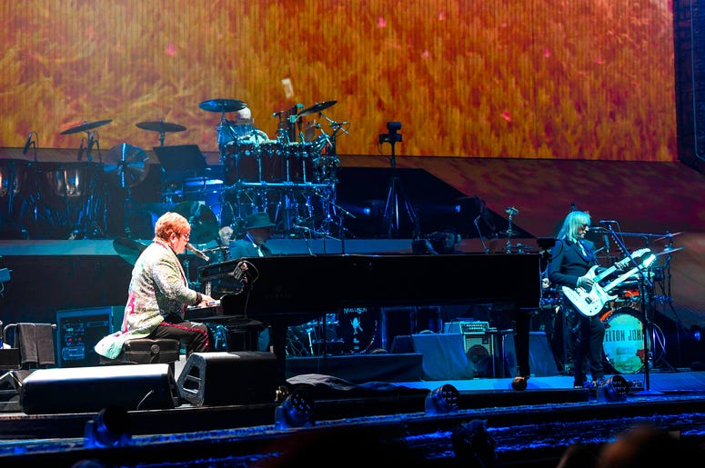 Elton John in Concert at the BB&T Center in Sunrise, Florida on November 23, 2018. Elton John in Concert at the BB&T Center in Sunrise, Florida on November 23, 2018.