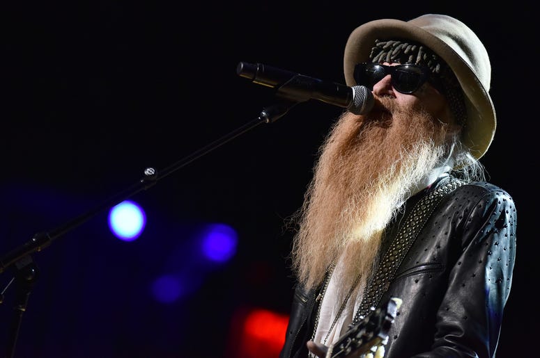 Musician Billy Gibbons performs during the 3rd Annual LOVE ROCKS NYC concert at the Beacon Theatre in New York, NY, March 7, 2019. Musician Billy Gibbons performs during the 3rd Annual LOVE ROCKS NYC concert at the Beacon Theatre in New York, NY, March 7, 2019.