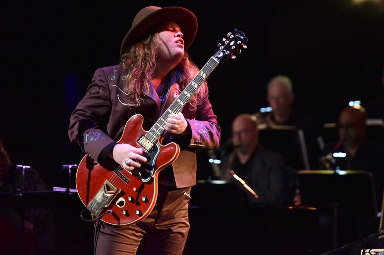 Musician Marcus King performs during the 3rd Annual LOVE ROCKS NYC concert at the Beacon Theatre in New York, NY, March 7, 2019. Musician Marcus King performs during the 3rd Annual LOVE ROCKS NYC concert at the Beacon Theatre in New York, NY, March 7, 2019.