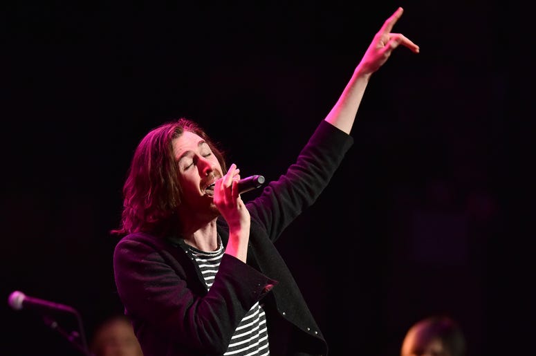 Andrew Hozier performs during the 3rd Annual LOVE ROCKS NYC concert at the Beacon Theatre in New York, NY, March 7, 2019. Andrew Hozier performs during the 3rd Annual LOVE ROCKS NYC concert at the Beacon Theatre in New York, NY, March 7, 2019.