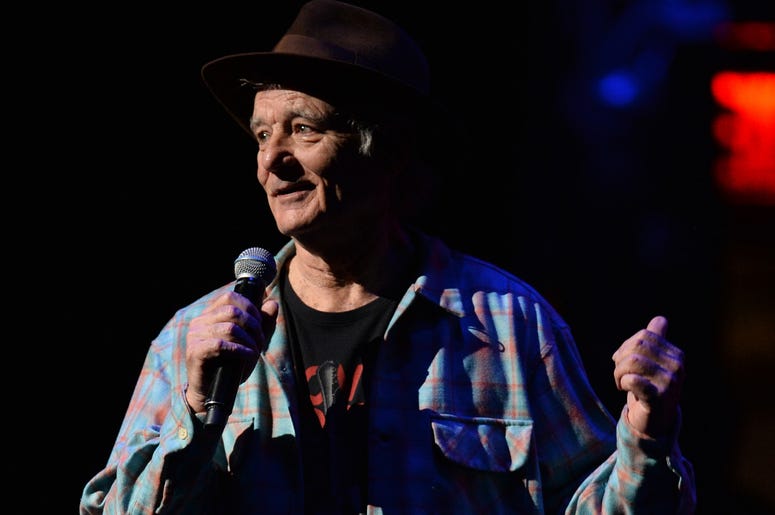 Actor Bill Murray speaks on stage during the 3rd Annual LOVE ROCKS NYC concert at the Beacon Theatre in New York, NY, March 7, 2019 Actor Bill Murray speaks on stage during the 3rd Annual LOVE ROCKS NYC concert at the Beacon Theatre in New York, NY, March 7, 2019
