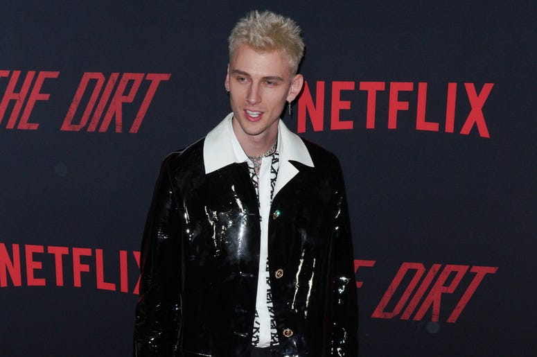 Machine Gun Kelly at Los Angeles Premiere Of Netflix's 'The Dirt' held at The ArcLight Hollywood - Cinerama Dome on March 18, 2019 in Hollywood, CA Machine Gun Kelly at Los Angeles Premiere Of Netflix's 'The Dirt' held at The ArcLight Hollywood - Cinerama Dome on March 18, 2019 in Hollywood, CA