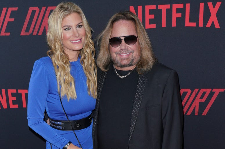 Rain Hannah and Vince Neil at Los Angeles Premiere Of Netflix's 'The Dirt' held at The ArcLight Hollywood - Cinerama Dome on March 18, 2019 in Hollywood, CA Rain Hannah and Vince Neil at Los Angeles Premiere Of Netflix's 'The Dirt' held at The ArcLight Hollywood - Cinerama Dome on March 18, 2019 in Hollywood, CA