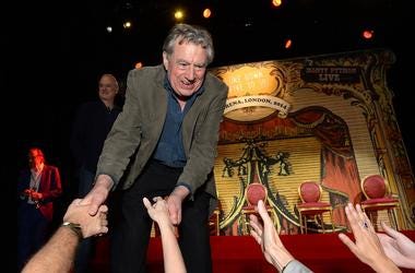 Terry Jones attends a Q&A after the opening night of "Monty Python Live (Mostly)"