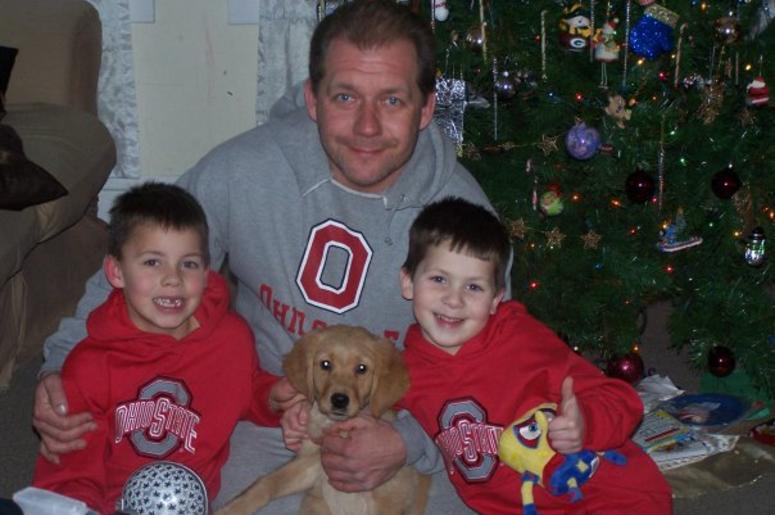 Holyko and Older Boys Show OSU Pride Holyko Shows His Colors With Some Of His Boys