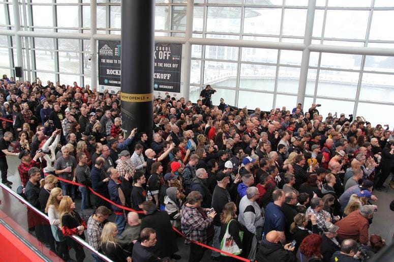 Rush Fan Day with Geddy Lee & Alex Lifeson at The Rock Hall Rush Fan Day with Geddy Lee & Alex Lifeson at The Rock Hall