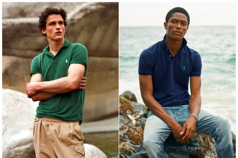 Ralph Lauren shows Polo shirts made from recycled plastic bottles