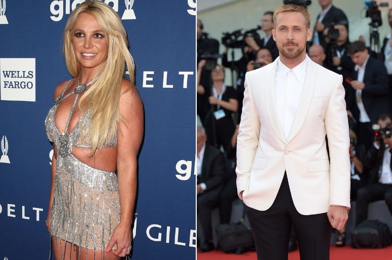 Britney Spears And Ryan Gosling Britney Spears And Ryan Gosling