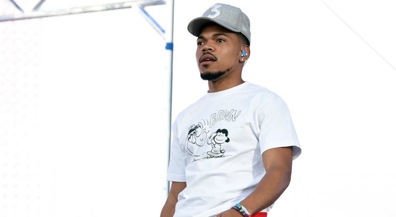 Chance the Rapper performs during the 2018 Coachella Festival Weekend 1 at the Empire Polo Field on April 15, 2018 in Indio, California. Chance The Rapper