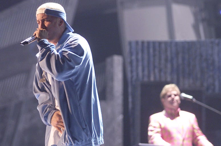 Eminem and Elton John Perform at the GRAMMYs