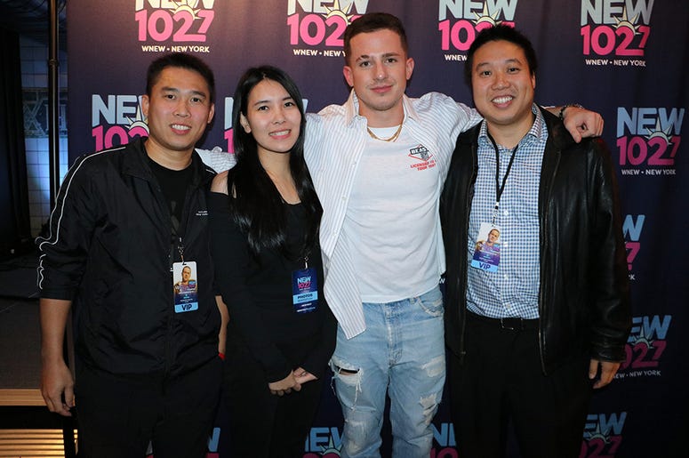 Charlie Puth meets fans in the RADIO.COM Theater at NEW 102.7's 'Up Close & Personal'