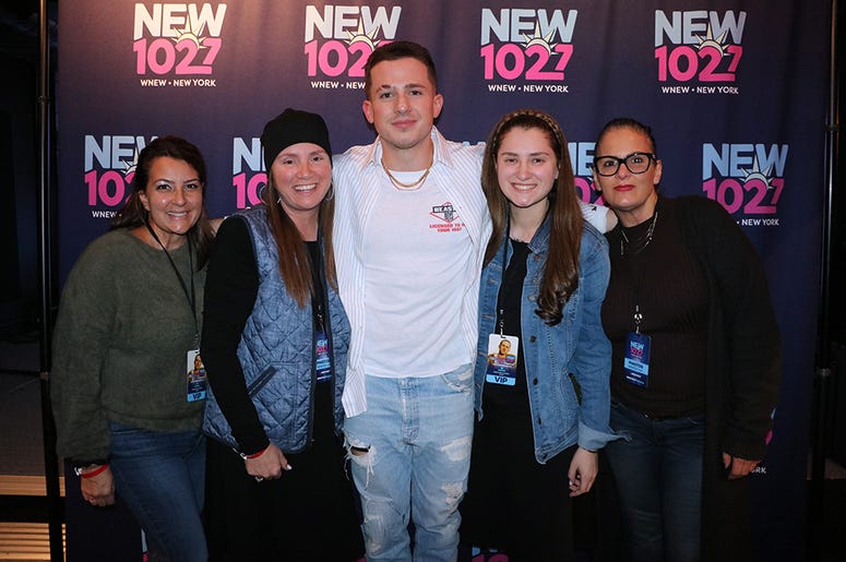 Charlie Puth meets fans in the RADIO.COM Theater at NEW 102.7's 'Up Close & Personal'