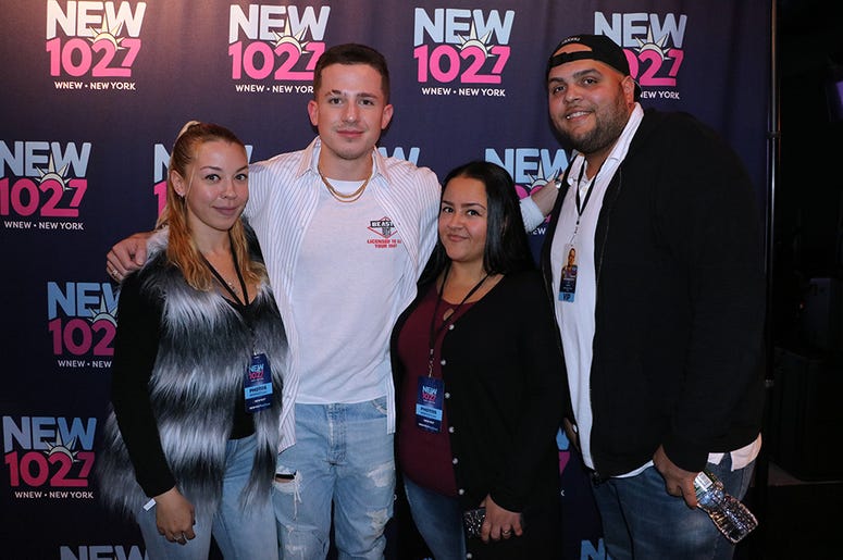 Charlie Puth meets fans in the RADIO.COM Theater at NEW 102.7's 'Up Close & Personal'