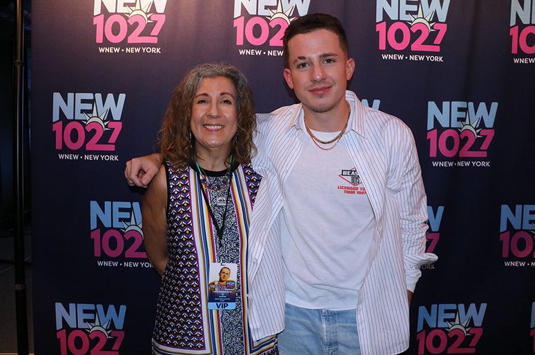 Charlie Puth meets fans in the RADIO.COM Theater at NEW 102.7's 'Up Close & Personal'