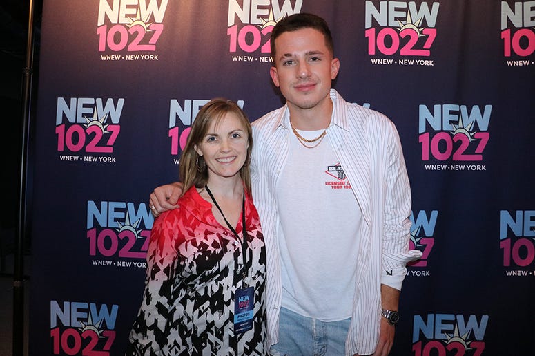 Charlie Puth meets fans in the RADIO.COM Theater at NEW 102.7's 'Up Close & Personal'