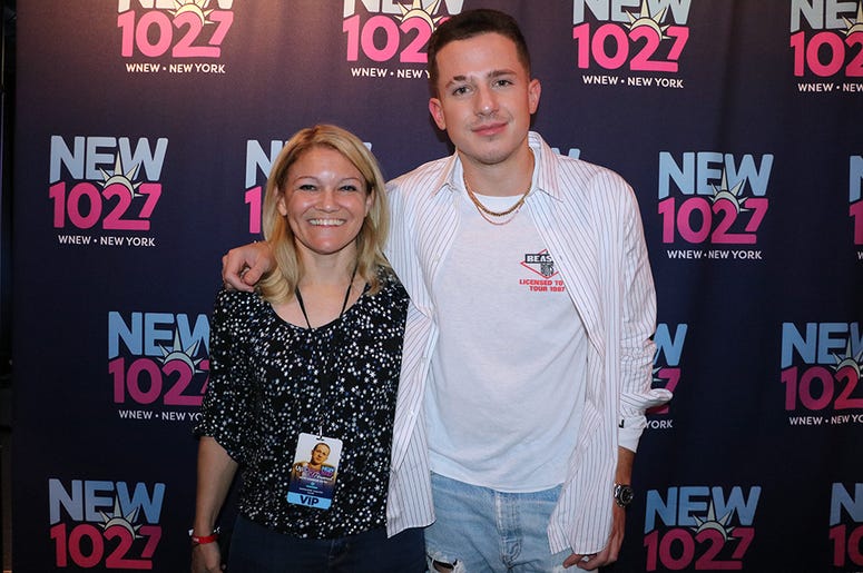 Charlie Puth meets fans in the RADIO.COM Theater at NEW 102.7's 'Up Close & Personal'