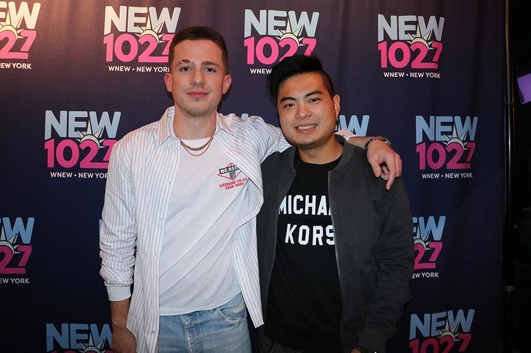 Charlie Puth meets fans in the RADIO.COM Theater at NEW 102.7's 'Up Close & Personal'