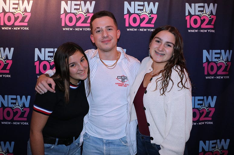 Charlie Puth meets fans in the RADIO.COM Theater at NEW 102.7's 'Up Close & Personal'