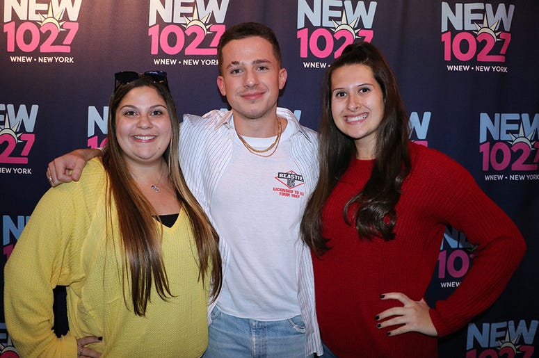 Charlie Puth meets fans in the RADIO.COM Theater at NEW 102.7's 'Up Close & Personal'