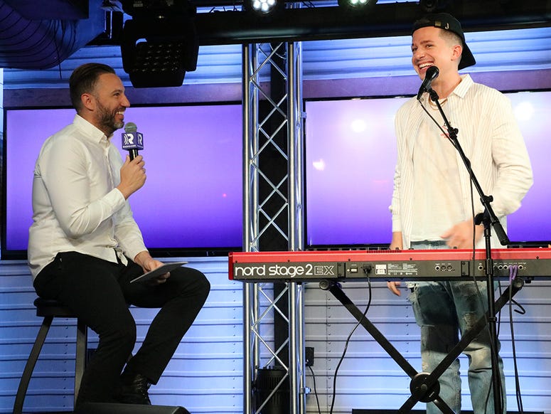 Trey Morgan with Charlie Puth at NEW 102.7 'Up Close and Personal'