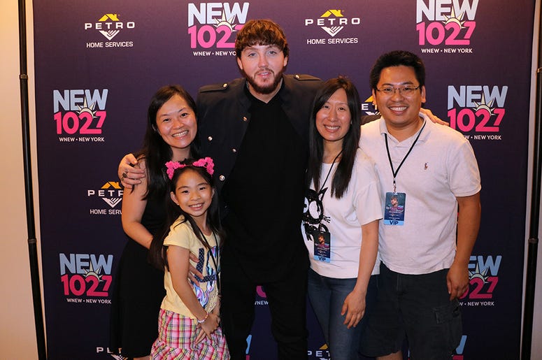 James Arthur Meets Fans at NEW 102.7's 'Up Close & Personal'