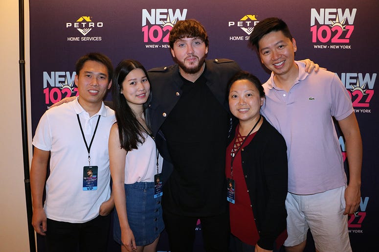 James Arthur Meets Fans at NEW 102.7's 'Up Close & Personal'