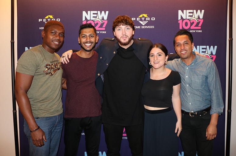 James Arthur Meets Fans at NEW 102.7's 'Up Close & Personal'