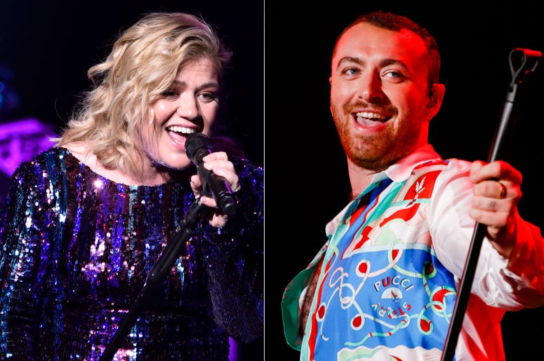 Kelly Clarkson and Sam Smith