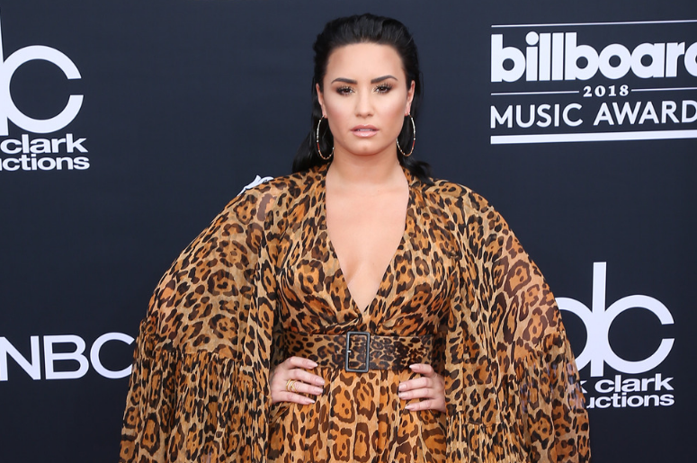 Demi Lovato. 2018 Billboard Music Awards Red Carpet arrivals at MGM Grand Garden Arena Demi Lovato. 2018 Billboard Music Awards Red Carpet arrivals at MGM Grand Garden Arena