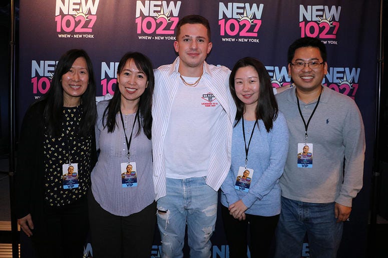 Charlie Puth meets fans in the RADIO.COM Theater at NEW 102.7's 'Up Close & Personal'