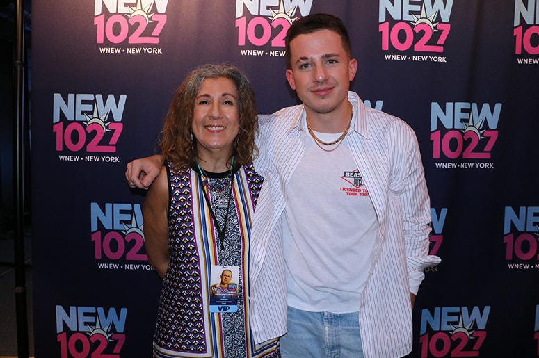 Charlie Puth meets fans in the RADIO.COM Theater at NEW 102.7's 'Up Close & Personal'