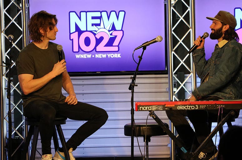 Dean Lewis Performs at NEW 102.7's 'Up Close & Personal'