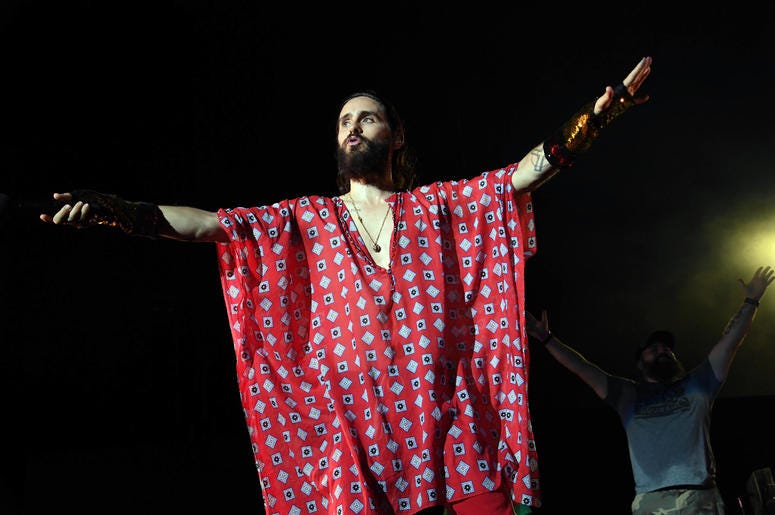Jared Leto of Thirty Seconds to Mars Jared Leto of Thirty Seconds to Mars